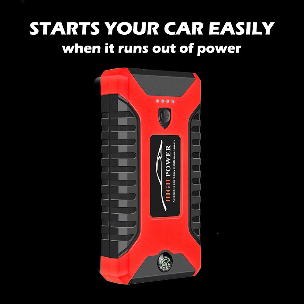 Premium Car Mounted Tire Inflator and Jump Starter